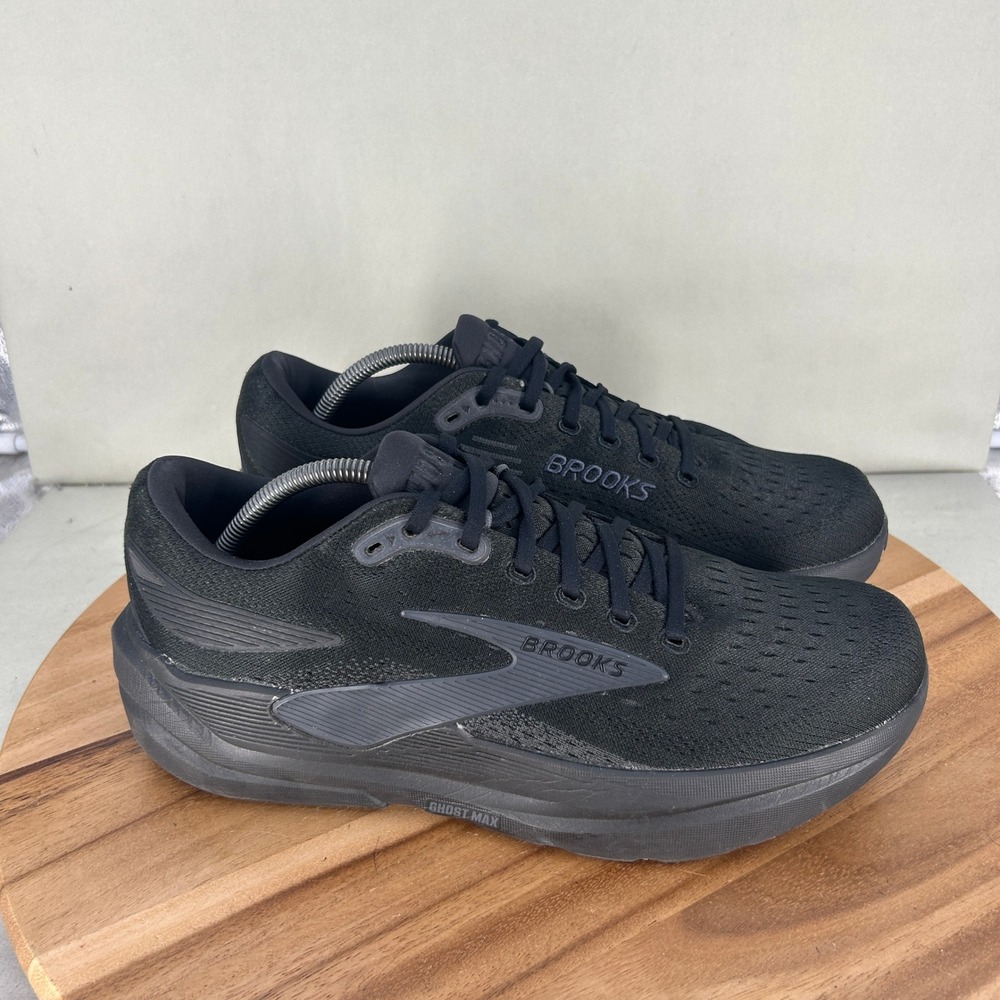 Brooks Ghost Max Mens Running Shoes Black Black 1104641D020 Size 11